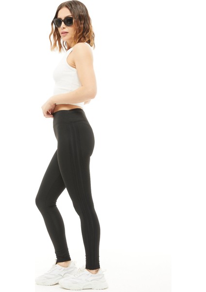 Şardonlu Kışlık Üç Çizgili Tayt fiyatları