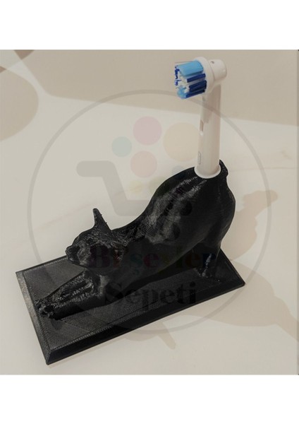 Oral-B Kedi Figür Diş Fırçası Standı