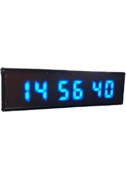 Sanec Saniyeli Dijital LED Duvar ve Masa Saat Derece ve Nem - Turkuaz (Kasa Ölçüsü: 7X26 Cm) modelleri