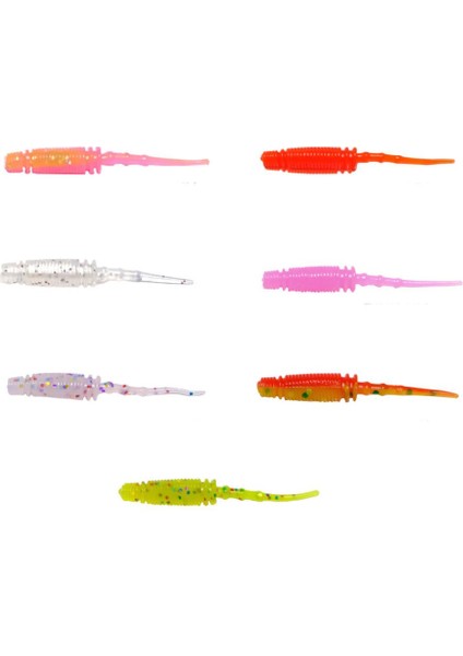 Rock Worm 4cm Kokulu Silikon Yem 12 Adet