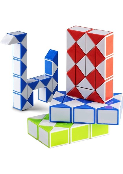 24 Parça Magic Snake Rubik Yılan Zeka Küpü Mini Boy fiyatları