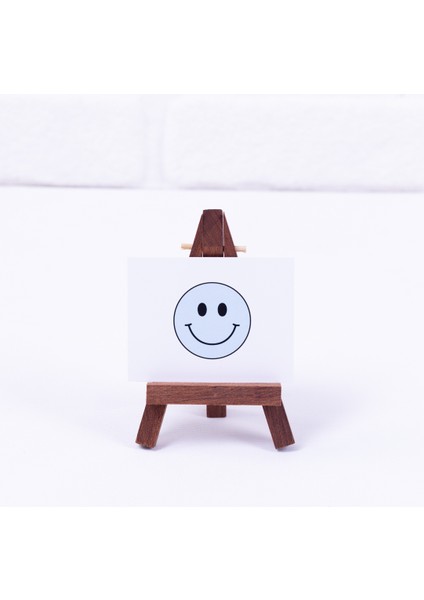 Smile Mini Not ve Tebrik Kartı Açık Mavi 6 5 x 8 5 cm 50 Adet