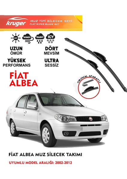 Fiat Albea (2002-2012)  Muz Silecek Seti