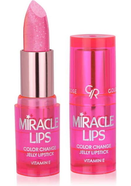 Golden Rose Miracle Lips Color Change Jelly Lipstick No: 101 Berry Pink - 8691190516680