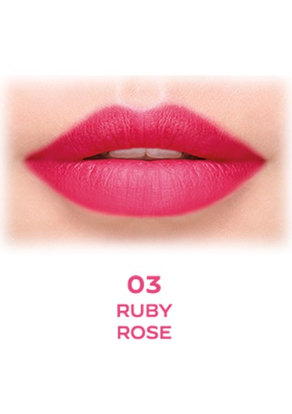 Juicy Tint Lip & Cheek Stain No: 03 Ruby Rose - Ruj & Allık - 8691190533885