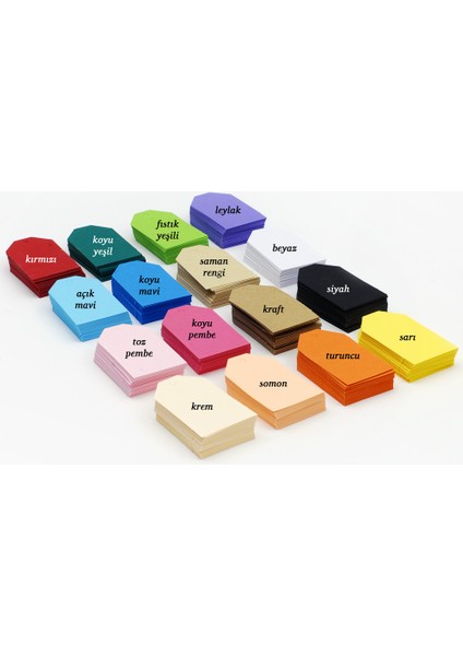 Karton Geometrik Şekilli Obje Bobin 20 Adet Sarı Yeşil modelleri