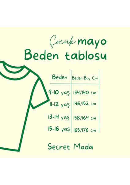 Boneli 3 Parça Desenli Tayt Şortlu Hızlı Kurumalı Kız Çocuk Mayo Bone Mayo Tayt Şort 11 12 Yaş 05
