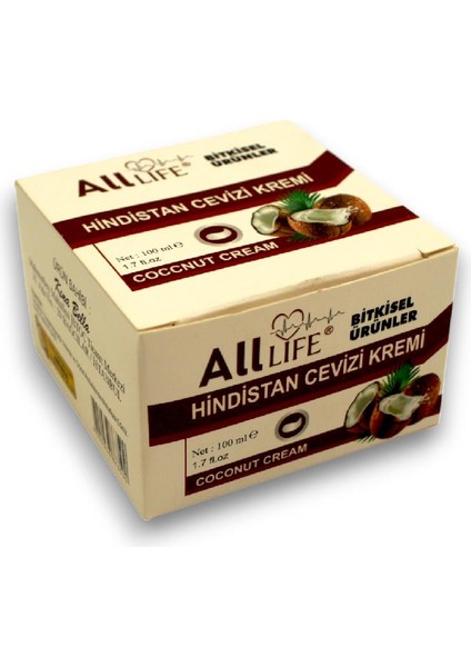 All Life Hindistan Cevizi Özlü Cilt Bakım Kremi 100 ml