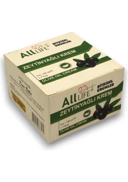 Zeytinyağlı Cilt Bakım Kremi 100 ml
