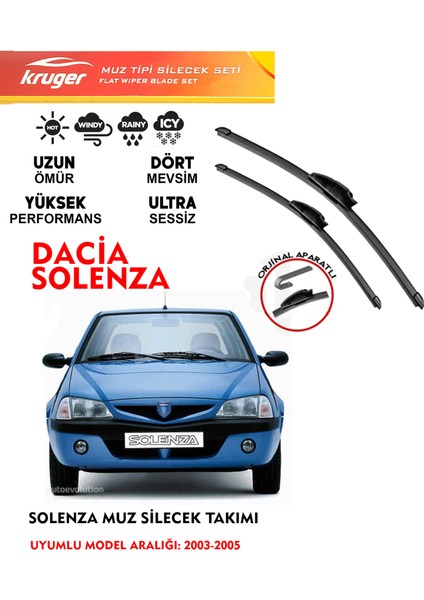 Dacıa Solenza Silecek Ön Takımı (2003-2005)