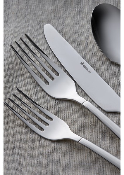 Tekno Trust Gümüş Juniper 84 Parça 12 Kişilik Elegance Kutulu Çatal Kaşık Bıçak Takımı Paslanmaz Çelik 12 Kişil modelleri