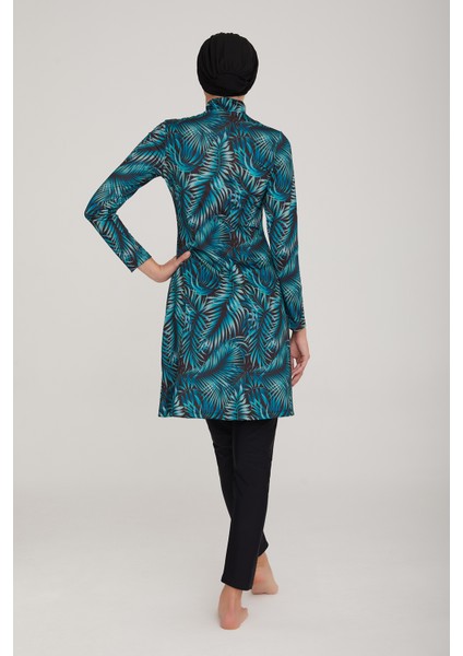 Likralı Tam Kapalı Tesettür Mayo London 4400 Siyah Remsa Mayo indirimleri