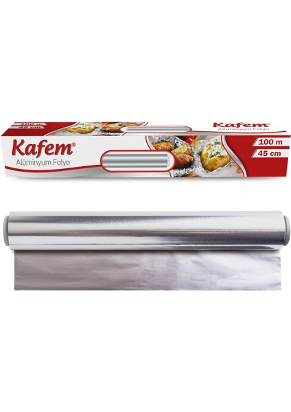Aluminyum Folyo 45 cm x 100M 10 mic x 12 Paket (Koli)