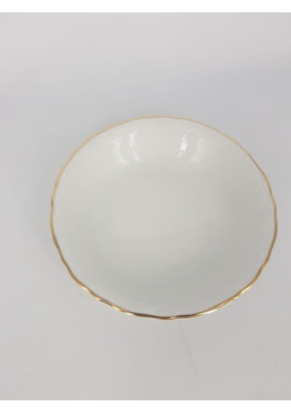 Tekno Trust Porselen Por 6442 Çerezlik Altın Yaldız 13CM 6'lı Modern 6 Parça Bpa Free Yuvarlak Çukur Tabak Beya fiyatları