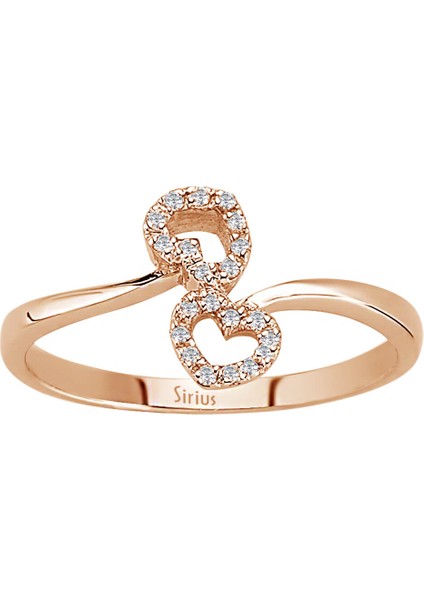 Pırlanta Taşlı Kalpli Yüzük 0417R0096 fiyatları