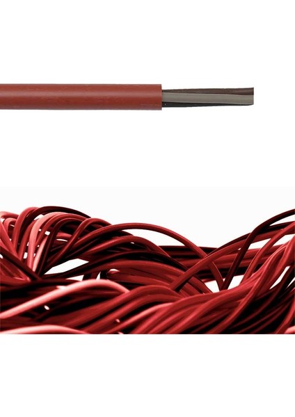 30 Metre 2x1,5 Sımh Isıya Dayanıklı Silikon Kablo