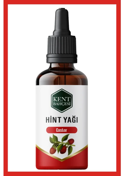 Kent Bahçesi Hint Yağı 100 ml Soğuk Sıkım  Saf Doğal Ve Katkısız Cold Press Castor Oil