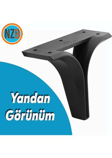 Mobilya Kanepe Sehpa Tv Ünitesi Çekyat Oturma Grubu Koltuk Ayağı Baza Ayak Siyah 12 cm modelleri