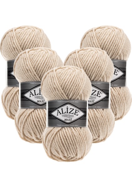 Superlana Maxi 5'li 310 El Örgü Ipliği