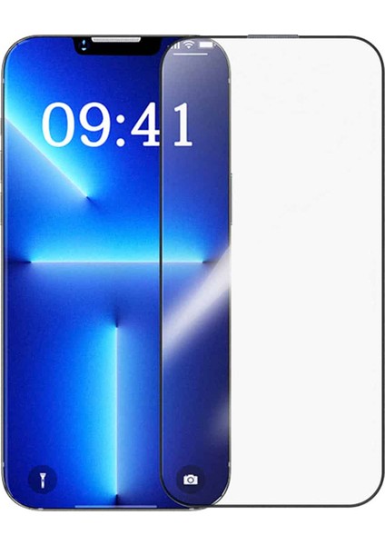 Baseus Crystalline iPhone 14 Plus-13 Pro Max Için Parlama Önleyici Tempered Cam Ekran Koruyucu