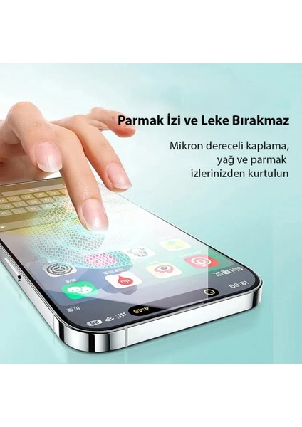 Baseus Crystal iPhone 15 Full Koruma Eye-Protection Tempered Cam Ekran Koruyucu