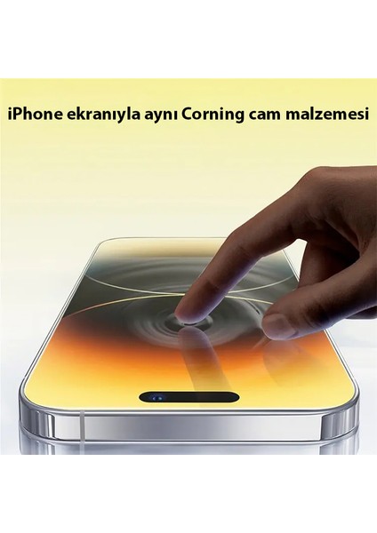 Baseus Corning iPhone 15 Hd Tempered Full Koruma Cam Ekran Koruyucu