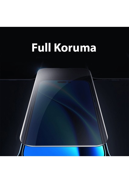 Baseus Corning iPhone 15 Pro Max Privacy Hayalet Full Koruma Tempered Cam Ekran Koruyucu