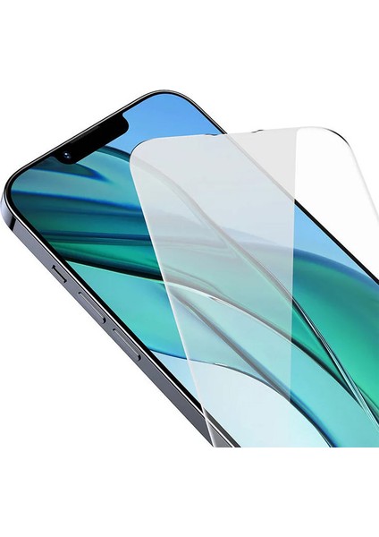 Baseus Crystal Serisi iPhone 15 Pro Max Full Koruma Tempered Cam Ekran Koruyucu