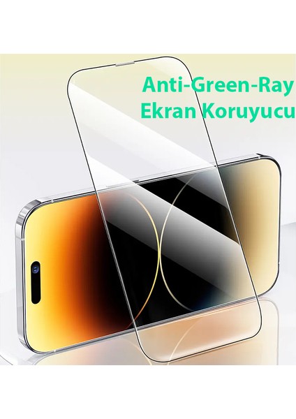 Baseus Corning iPhone 15 Full Koruma Eye-Protection Tempered Cam Ekran Koruyucu