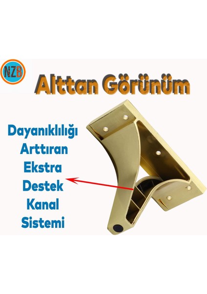 Mobilya Kanepe Sehpa Tv Ünitesi Çekyat Oturma Grubu Koltuk Ayağı Baza Ayak Altın 12 cm fırsatları