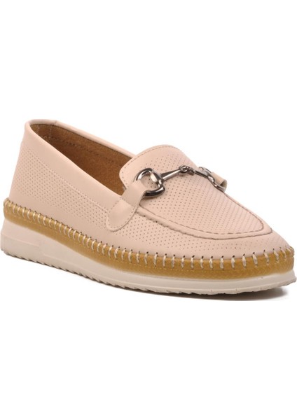 651497 Bej Kadın Günlük Ayakkabı