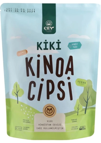 Cey Natural Foods Cey Natural Kiki Kinoa Cipsi Denizli Tuzlu 30 gr