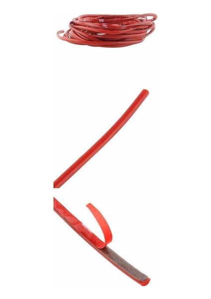 6 mm Jant Panjur Vb Çevresine Sportif Kırmızı Şerit 3 Metre fiyatları