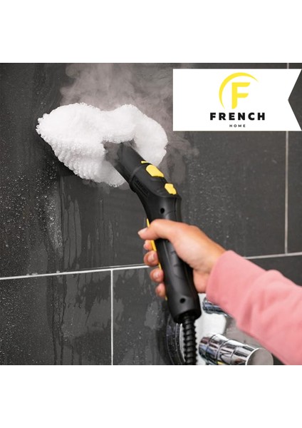 Tekno Trust Beyaz Karcher Sc Easyfix Serisi Uyumlu Yer Başlığı Buhar Bezi Vehand Nozzle El Nozulu Mikrofiber