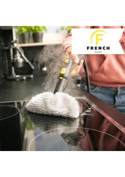 Tekno Trust Beyaz Karcher Sc Easyfix Serisi Uyumlu Yer Başlığı Buhar Bezi Vehand Nozzle El Nozulu Mikrofiber