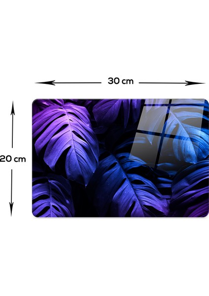 Cam Kesme Tahtası - Cam Kesme Tablası | Tropik Palmiye | 20cm x 30cm fiyatları