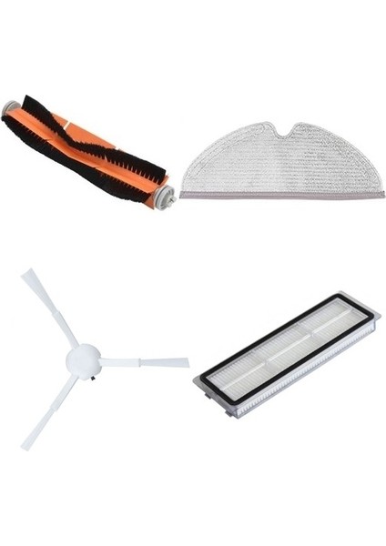 Ekstore Xiaomi 2c Uyumlu Akıllı Robot Süpürge 4 Parça Set