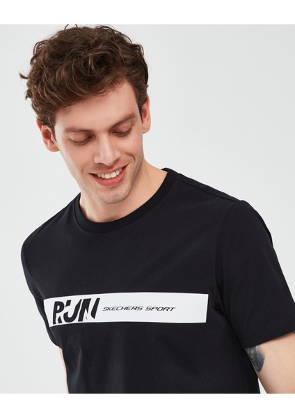 Graphic T-Shirt M Short Sleeve Erkek Siyah Tshirt S241009-001 indirimleri