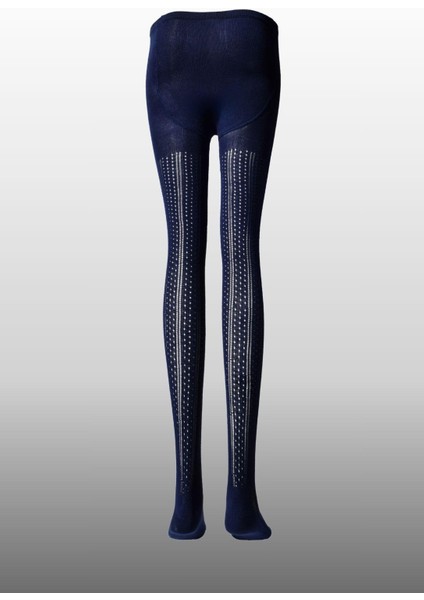 Kız Çocuk Karina Örgü Pamuklu Mesimlik Lacivert Renkli Külotlu Çorap fiyatları