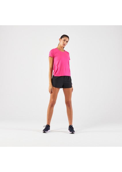Kalenji Kadın Tişört - Koşu - Pembe - Run 100 fiyatları
