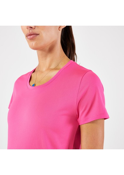 Kalenji Kadın Tişört - Koşu - Pembe - Run 100 modelleri