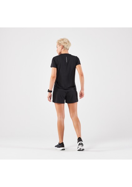 Kalenji Kadın Tişört - Koşu - Siyah - Kiprun Run 100 indirimleri