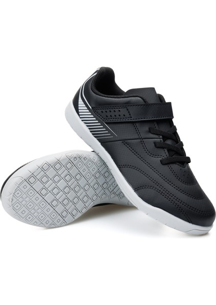 Kipsta Çocuk Salon Futbolu Ayakkabısı - Siyah Gri - 100 fırsatları