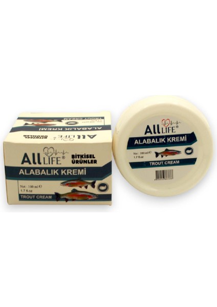 Alabalık Trout Cilt Bakım Kremi 100 ml