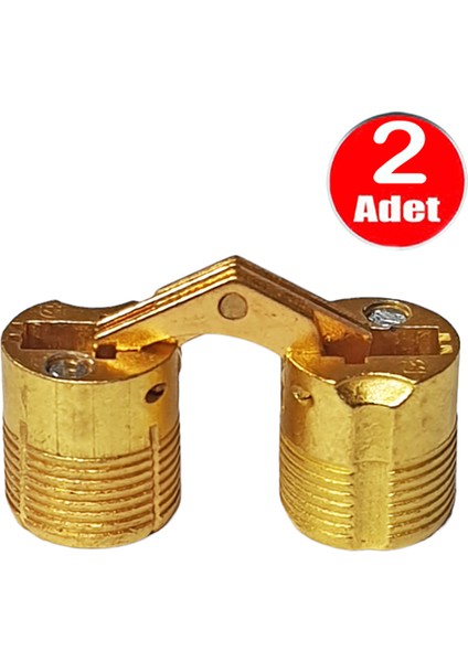 Gizli Masa Menteşesi 14MM Metal Kırma Katlanır Menteşe - 2 Adet