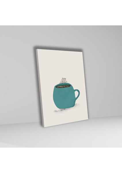 3'lü Kanvas Duvar Tablosu Seti Renkli Fincan ve Vazoda Çiçekler fiyatları