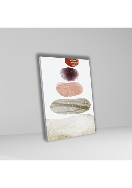 3'lü Kanvas Duvar Tablosu Seti Soft Renkli Soyut Tasarım modelleri