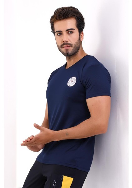 112 Dry Touch Unisex Kısa Kol - Lacivert