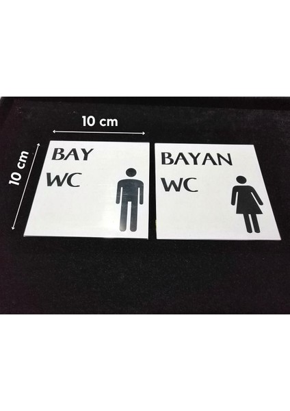 Yapışkanlı Pvc Wc Gösterge Bay Wc Tabelası Yönlendirme Resmi Wc Tuvalet İşareti