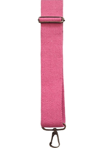 Omuz Çanta Kol Askısı 4 cm Genişlik 120 cm Uzunluk Pembe Renk